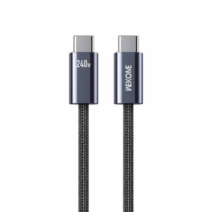Cabo Tipo C para Tipo C de 240w para dados e Carregamento | ByteNova
