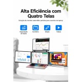 MONITOR TRIPLO PORTÁTIL S888 PRO 3x 15,6" FULL HD