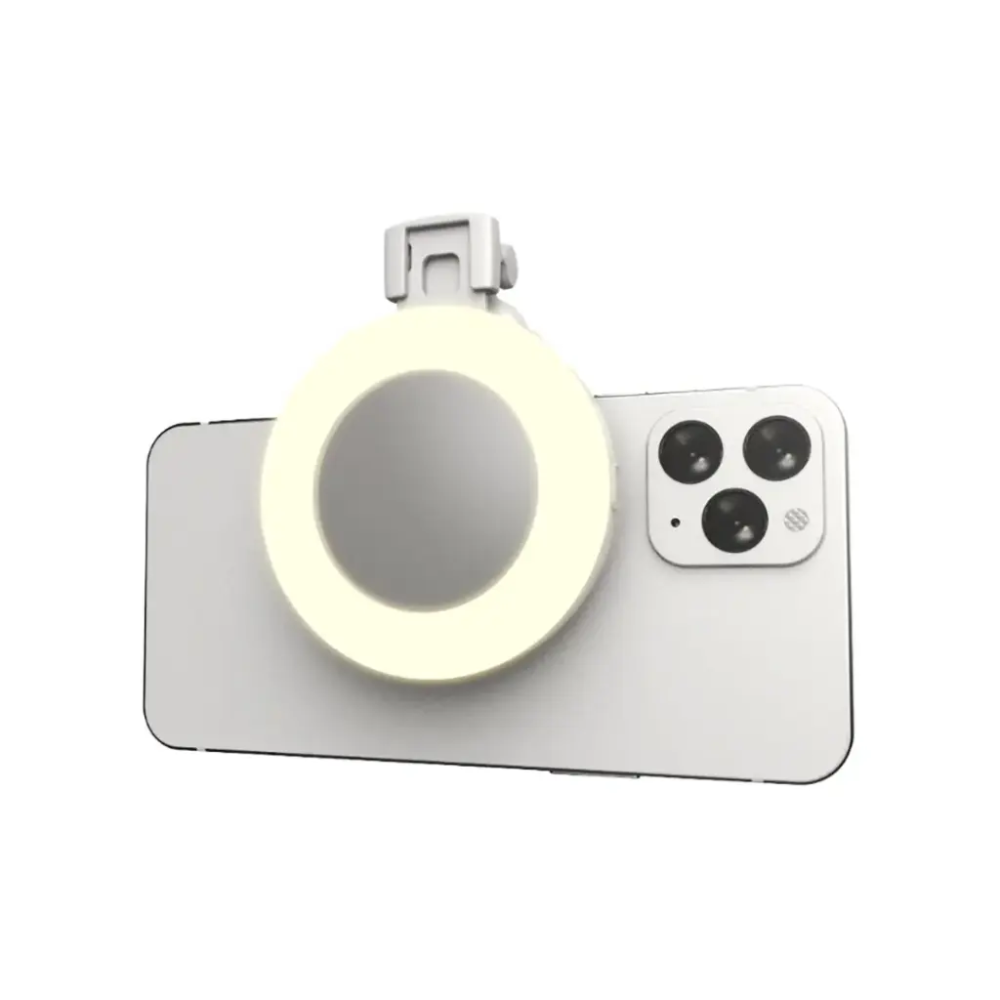 Mini Ring Light Porodo Lifestyle com luz de preenchimento | ByteNova