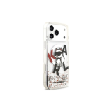 Capa Karl Lagerfeld Liquid Glitter Choupette Logo MagSafe | ByteNova