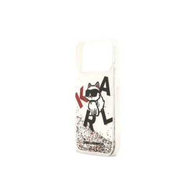 Capa Karl Lagerfeld Liquid Glitter Choupette Logo MagSafe | ByteNova