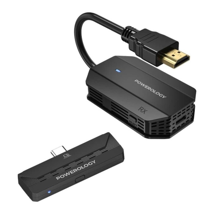 Adaptador HDMI para HDMI Tipo C sem fio Powerology para | ByteNova