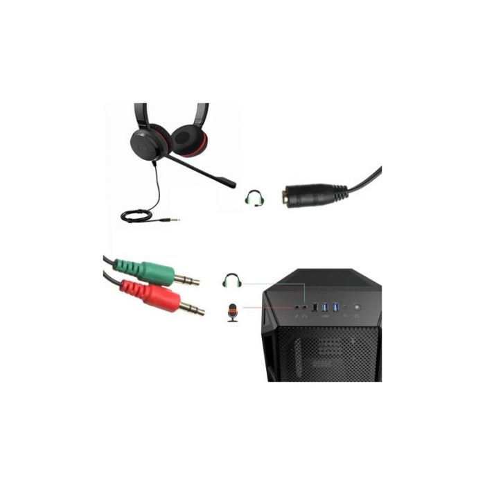 Adapt Audio Ewent 1X3.5MM F To 2X3.5MM M | ByteNova