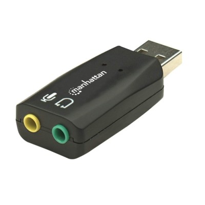 Adapt USB-a para 3.5MM High Speed, Manhattan Preto | ByteNova