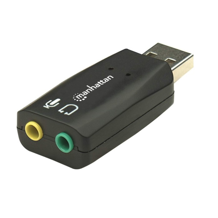 Adapt USB-a para 3.5MM High Speed, Manhattan Preto | ByteNova